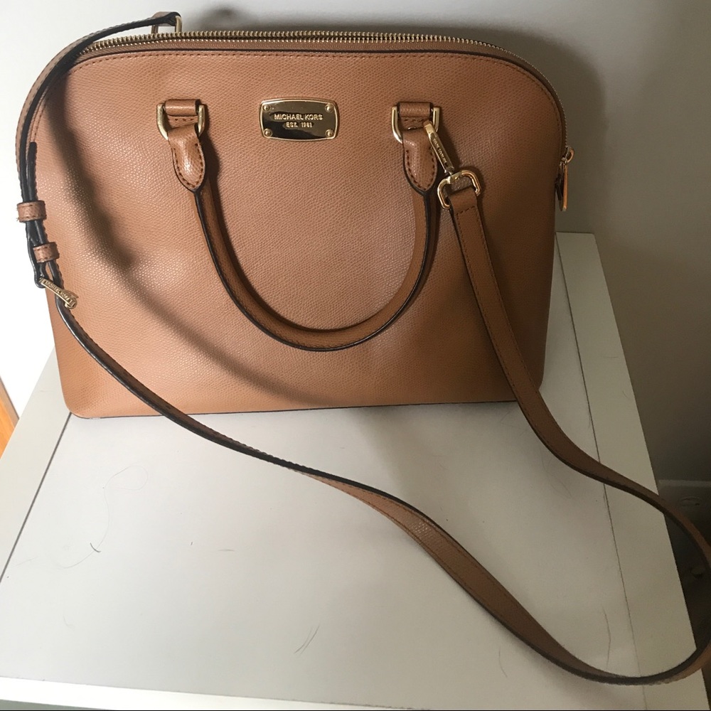 Tan Michael Kors purse
